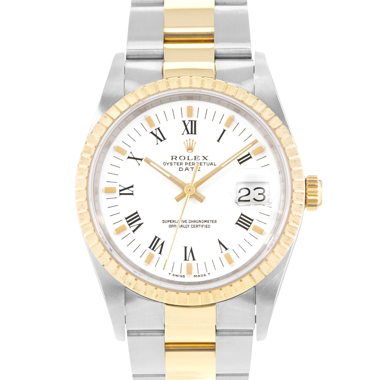 Rolex Oyster Perpetual 34 Steel & Yellow Gold