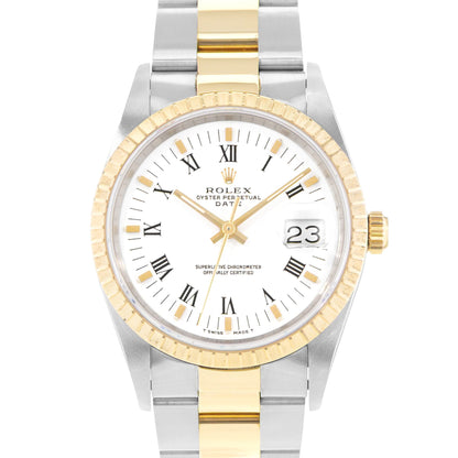 Rolex Oyster Perpetual 34 Steel & Yellow Gold