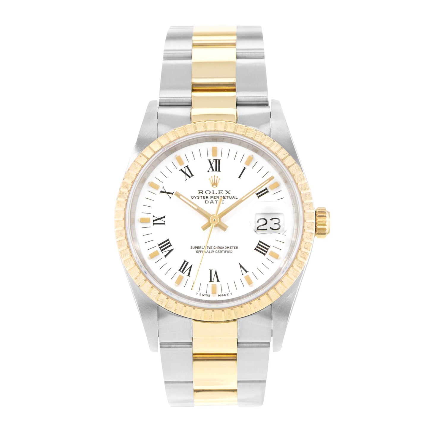 Rolex Oyster Perpetual 34 Steel & Yellow Gold