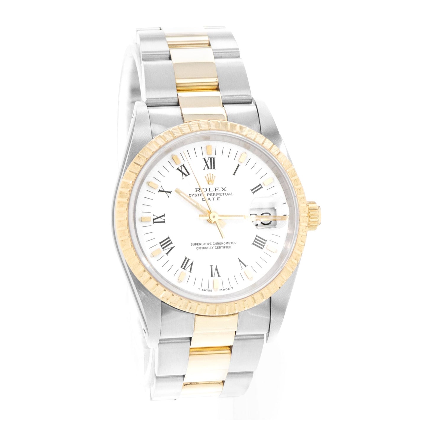 Rolex Oyster Perpetual 34 Steel & Yellow Gold