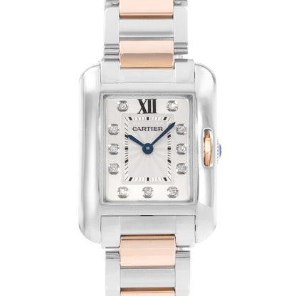 Cartier Tank Anglaise Steel & Rose Gold