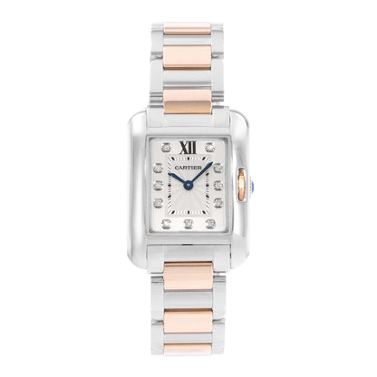 Cartier Tank Anglaise Steel & Rose Gold