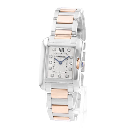 Cartier Tank Anglaise Steel & Rose Gold