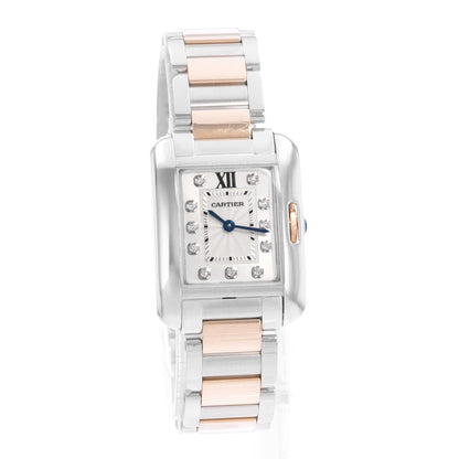 Cartier Tank Anglaise Steel & Rose Gold