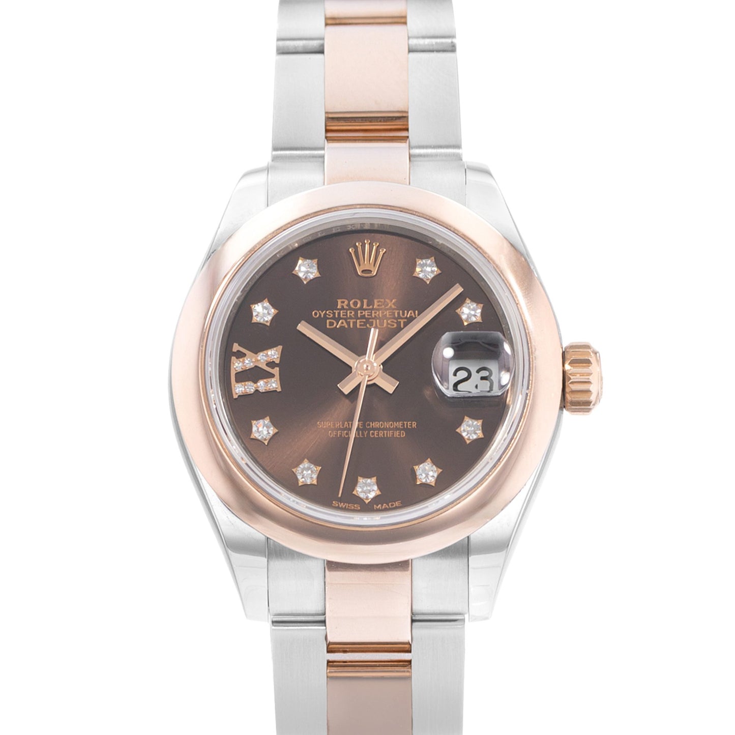 Rolex Datejust 28 Steel & Rose Gold