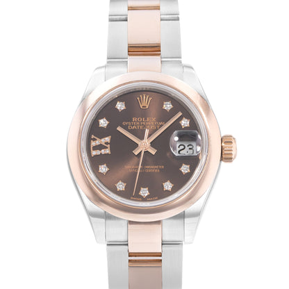 Rolex Datejust 28 Steel & Rose Gold