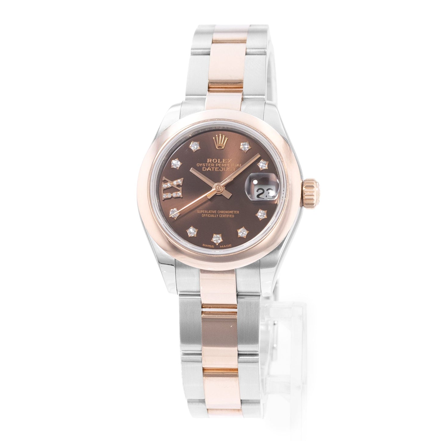 Rolex Datejust 28 Steel & Rose Gold