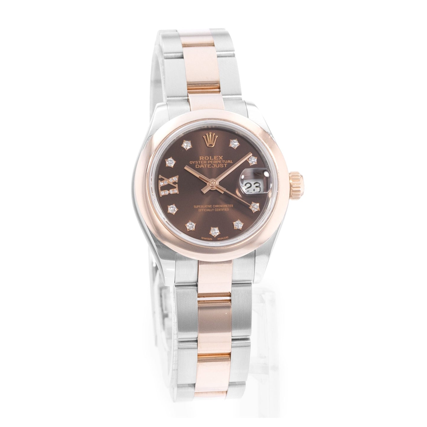 Rolex Datejust 28 Steel & Rose Gold