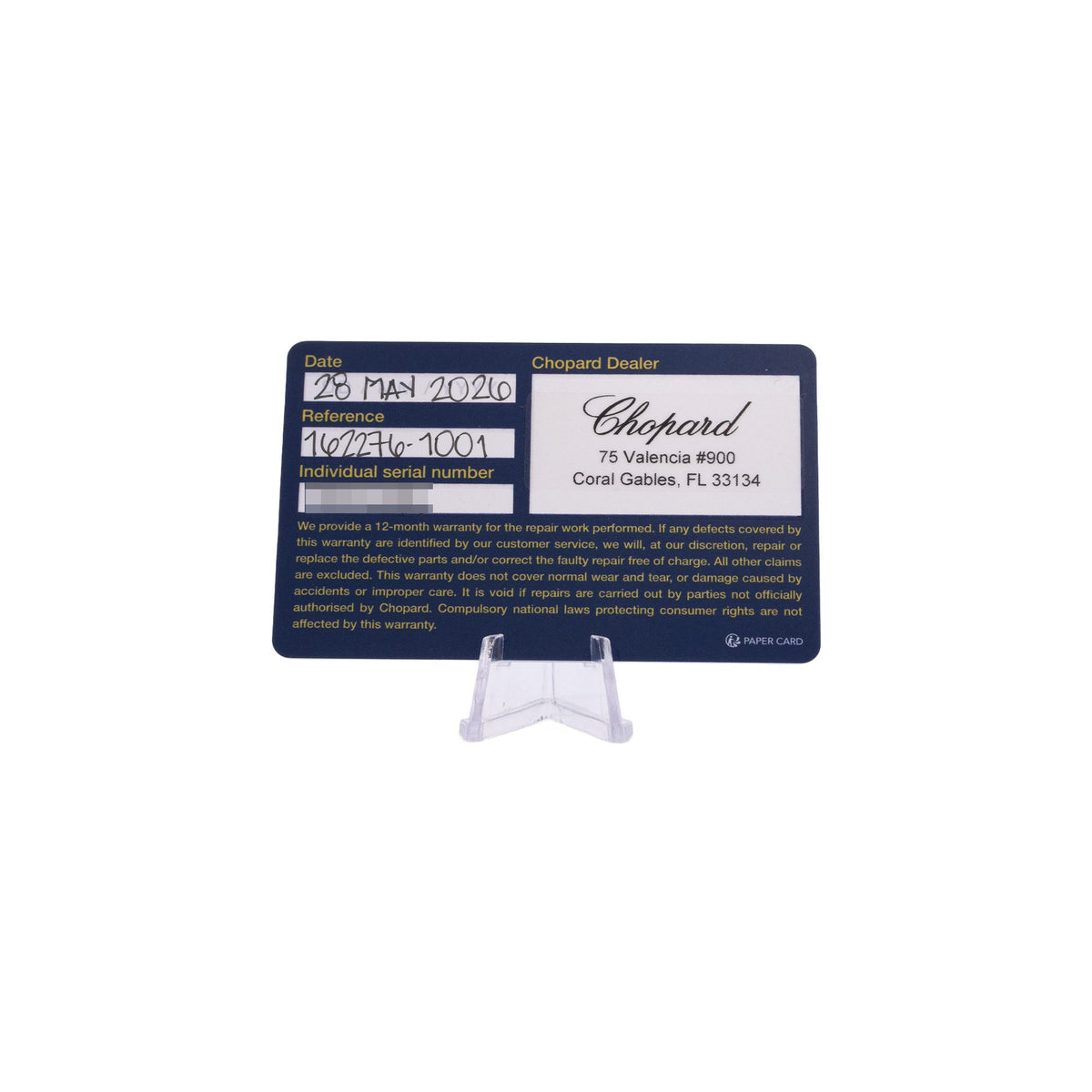 Chopard The Princes Foundation White Gold