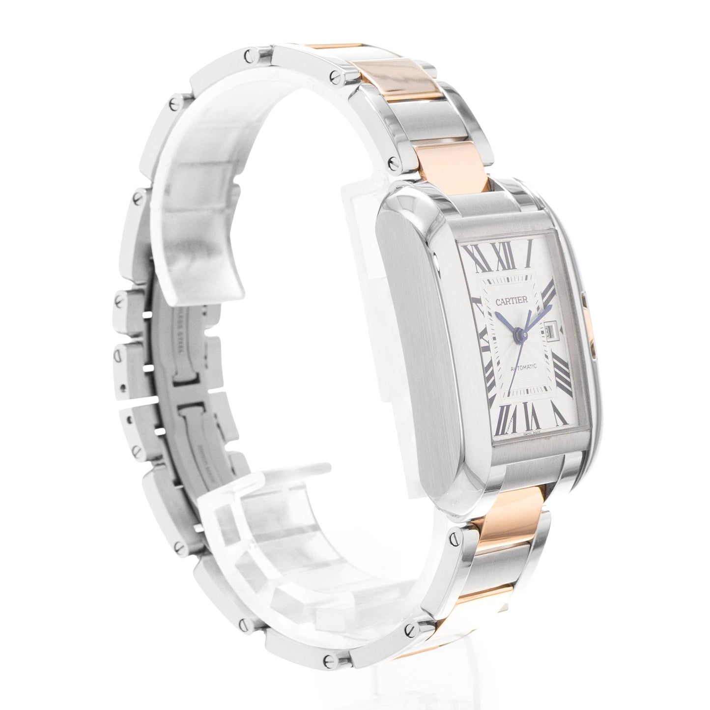 Cartier Tank Anglaise Steel & Rose Gold