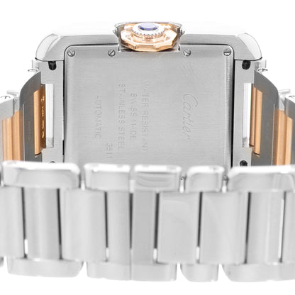 Cartier Tank Anglaise Steel & Rose Gold