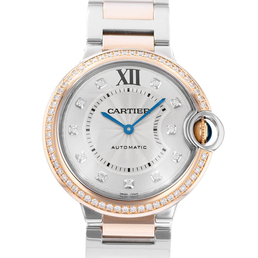 Cartier Ballon Bleu 36mm Steel & Rose Gold