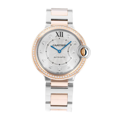 Cartier Ballon Bleu 36mm Steel & Rose Gold