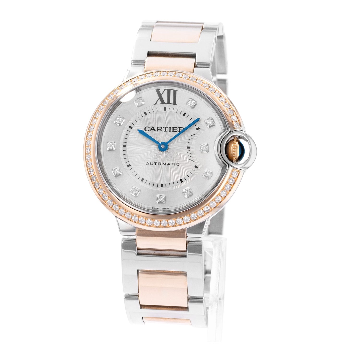 Cartier Ballon Bleu 36mm Steel & Rose Gold