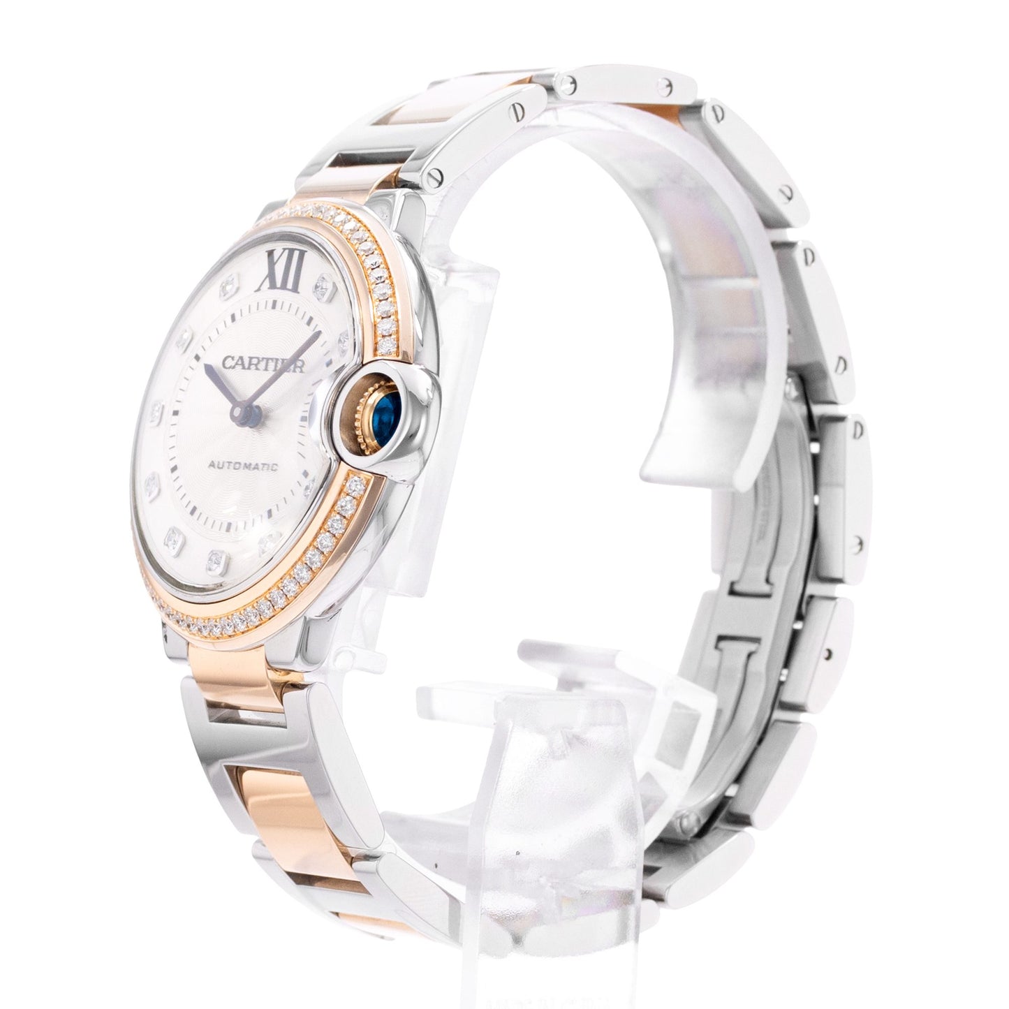 Cartier Ballon Bleu 36mm Steel & Rose Gold