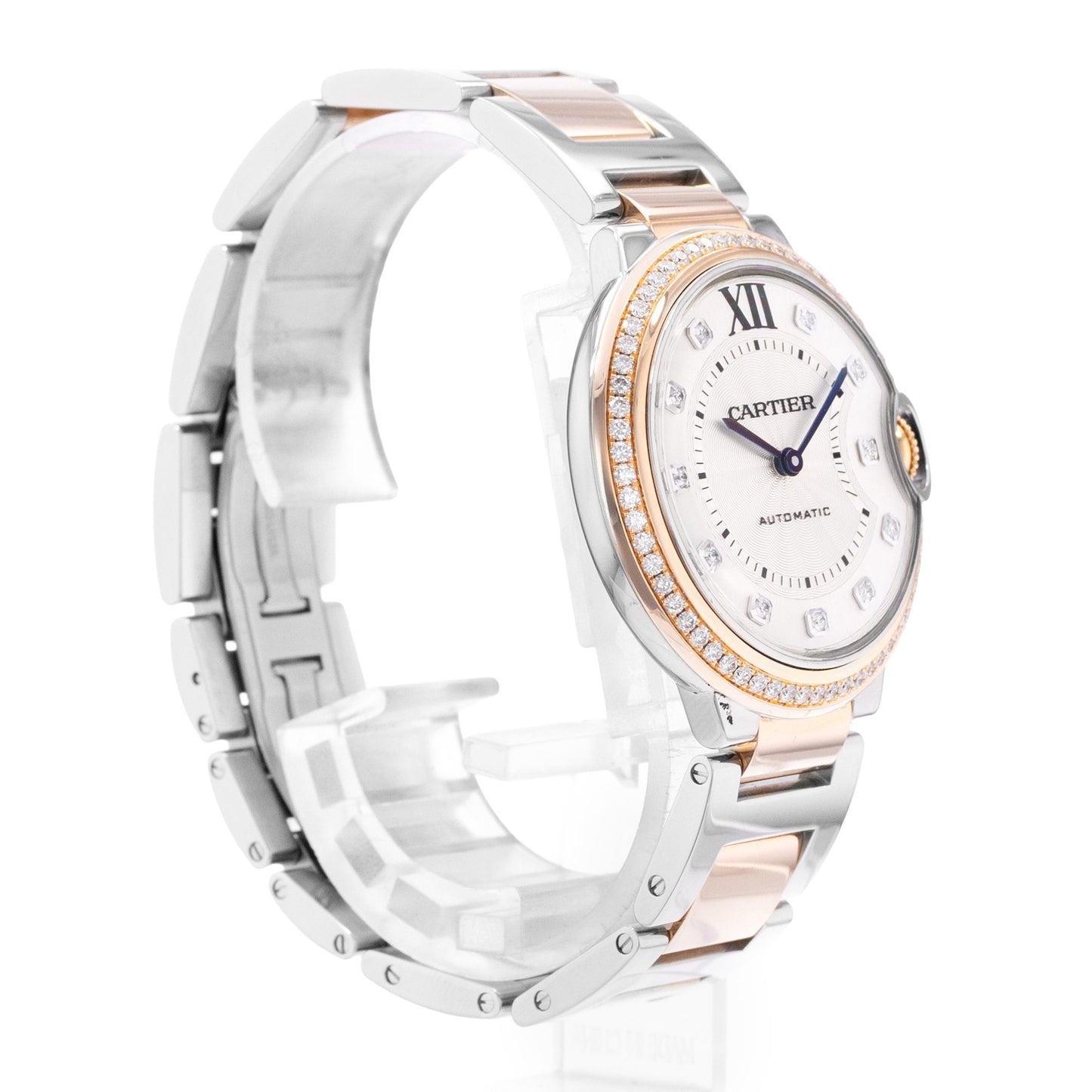 Cartier Ballon Bleu 36mm Steel & Rose Gold