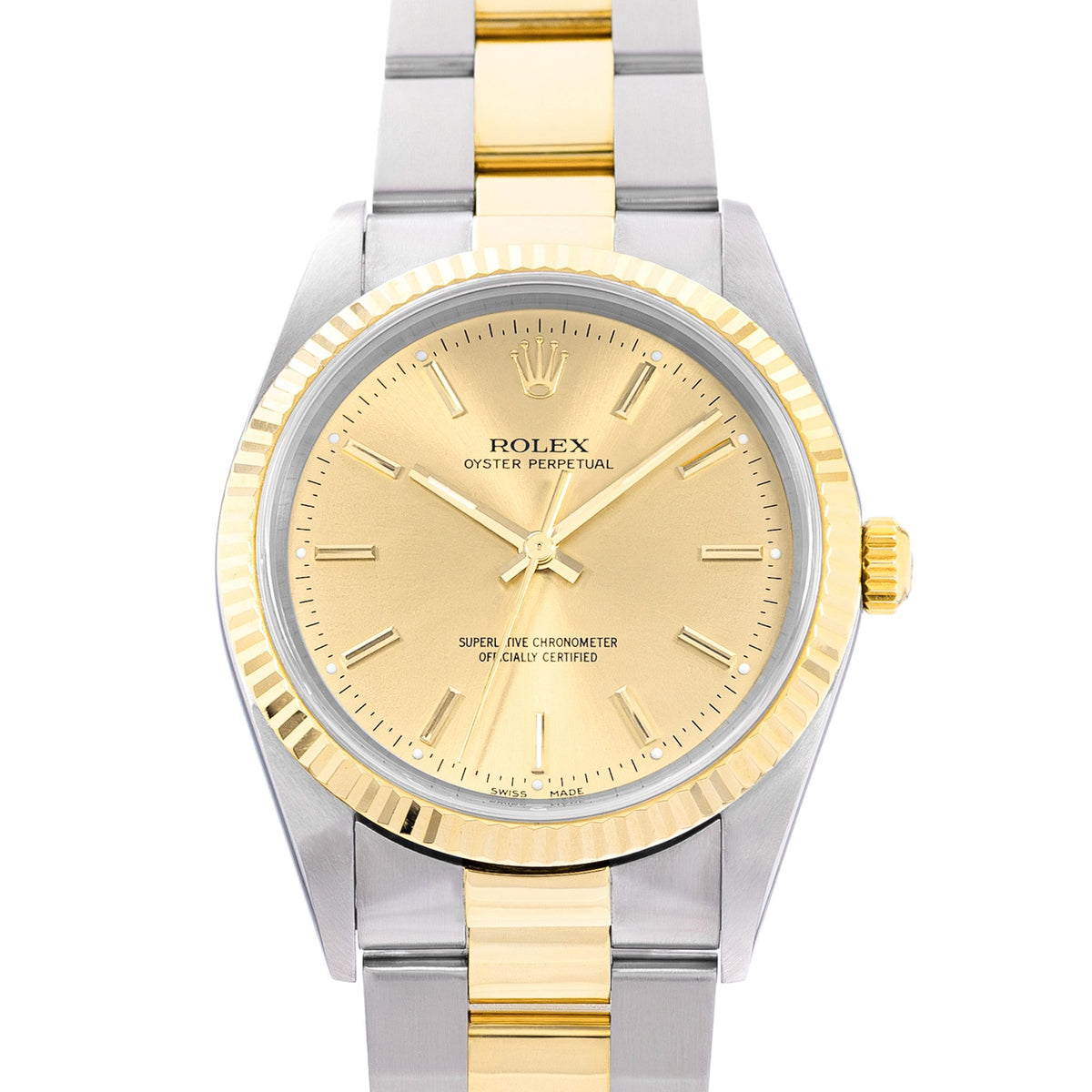 Rolex Oyster Perpetual 34 Steel & Yellow Gold