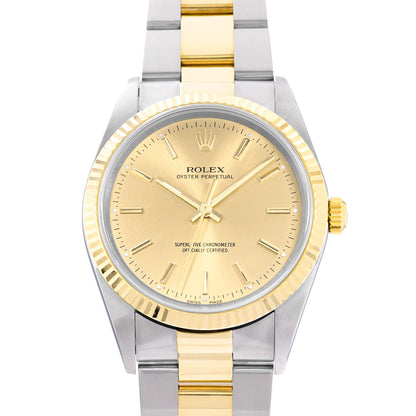Rolex Oyster Perpetual 34 Steel & Yellow Gold