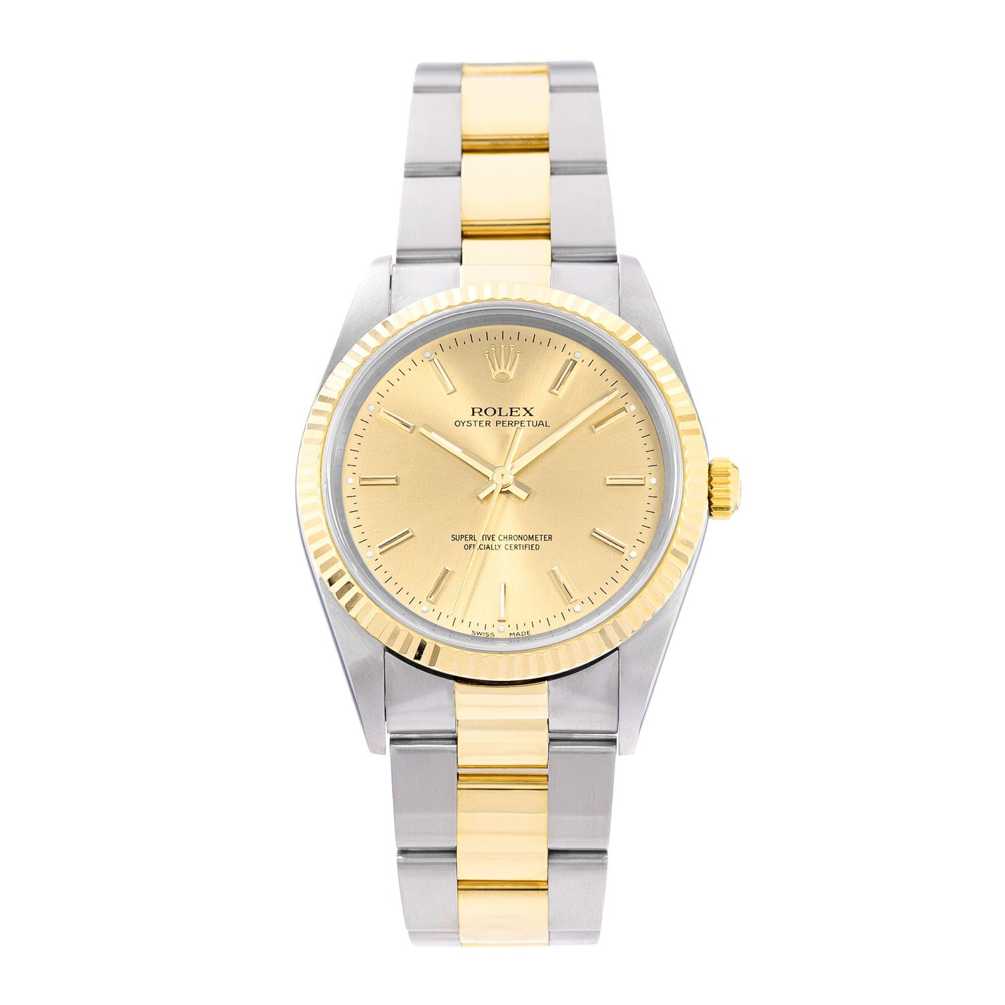 Rolex Oyster Perpetual 34 Steel & Yellow Gold