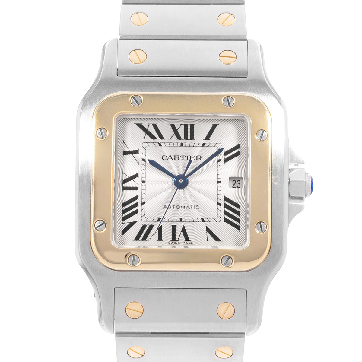 Cartier Santos Galbee Steel & Yellow Gold
