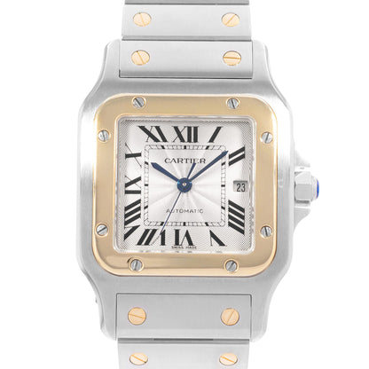 Cartier Santos Galbee Steel & Yellow Gold