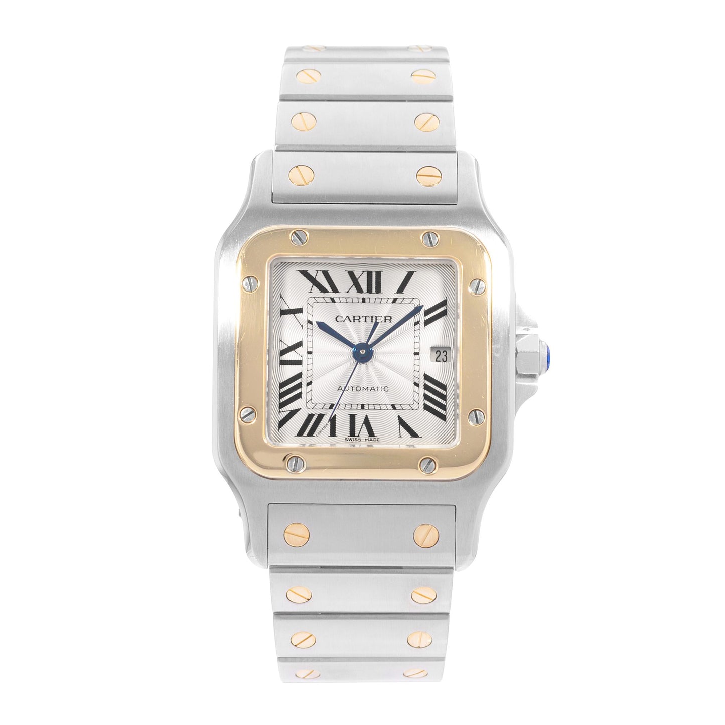 Cartier Santos Galbee Steel & Yellow Gold