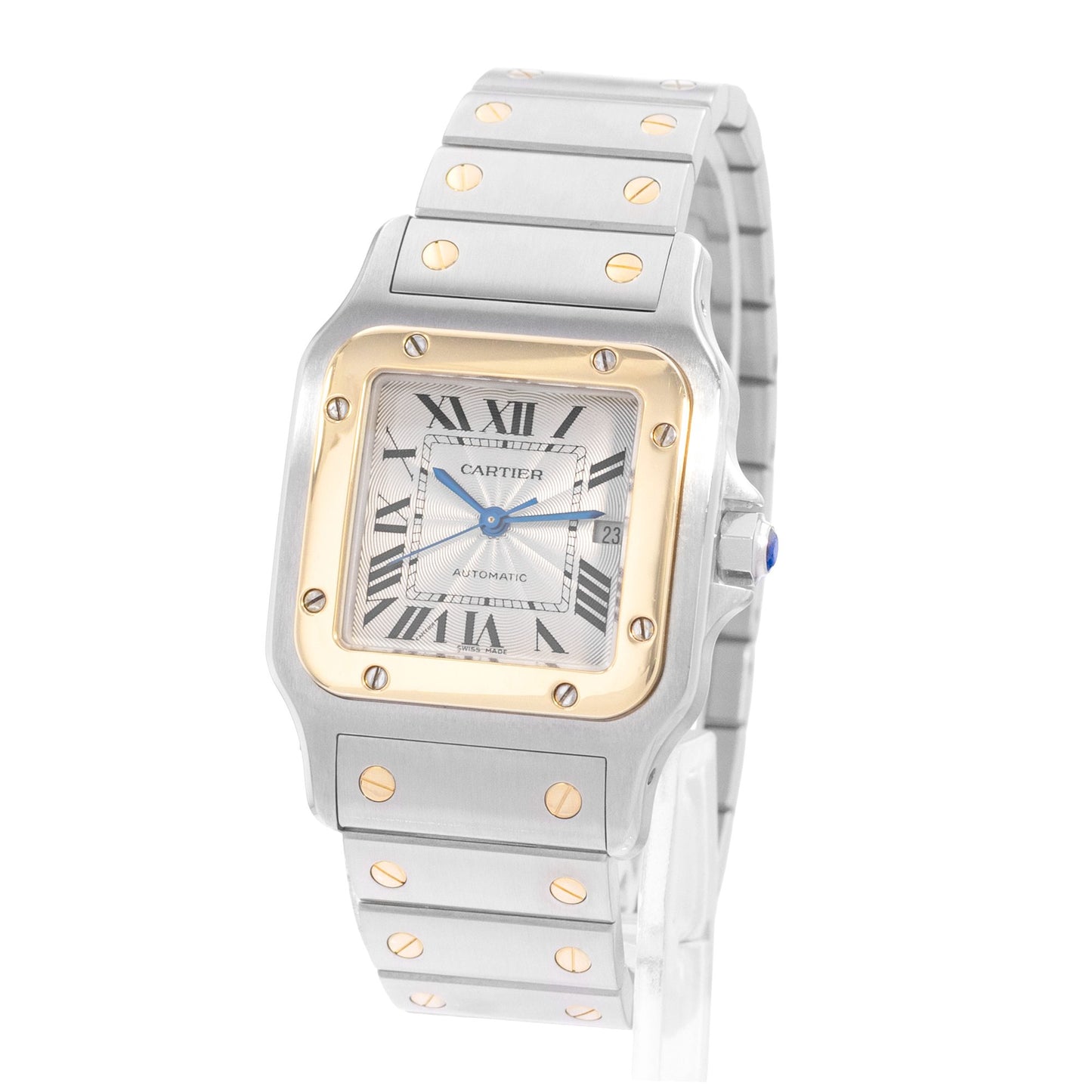 Cartier Santos Galbee Steel & Yellow Gold