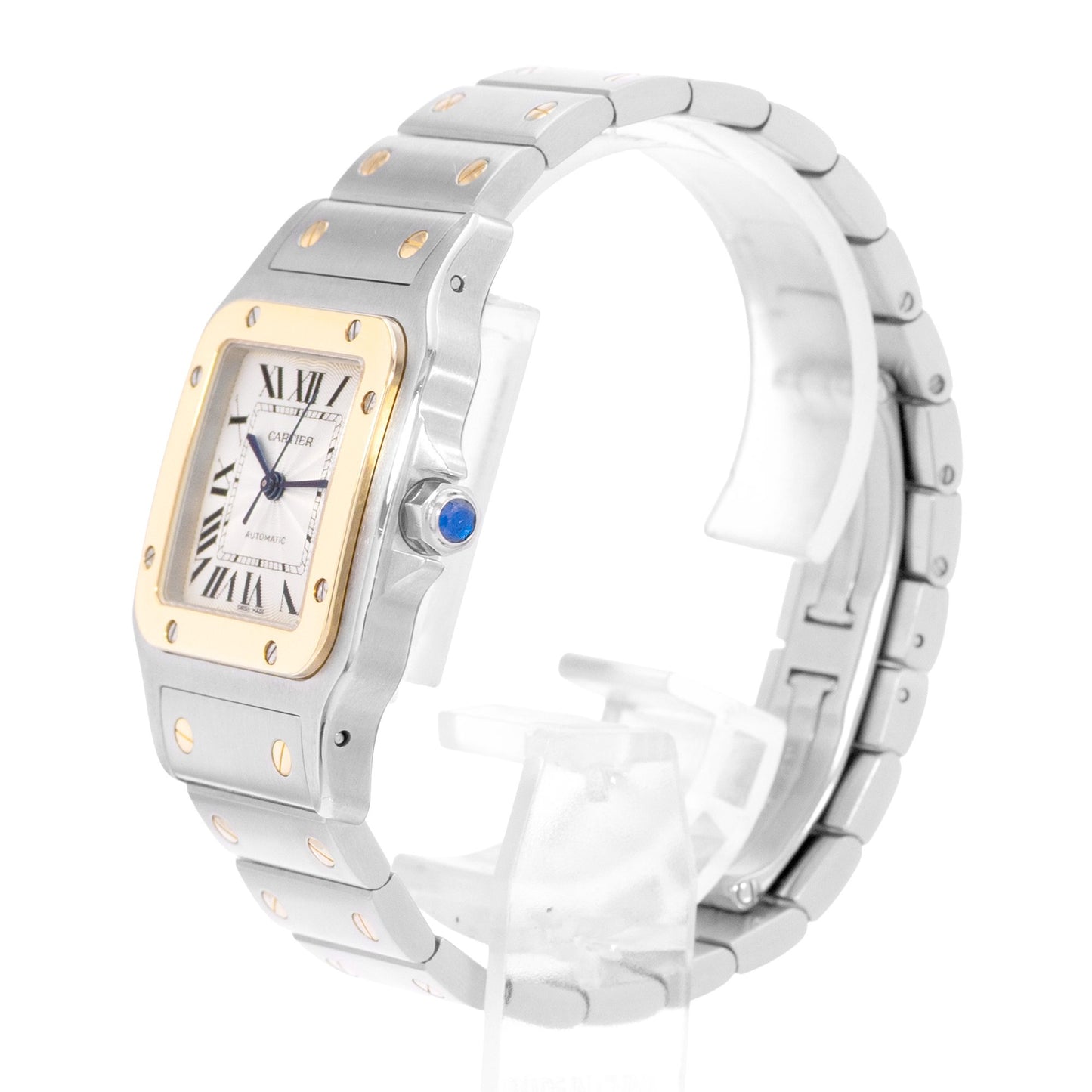 Cartier Santos Galbee Steel & Yellow Gold