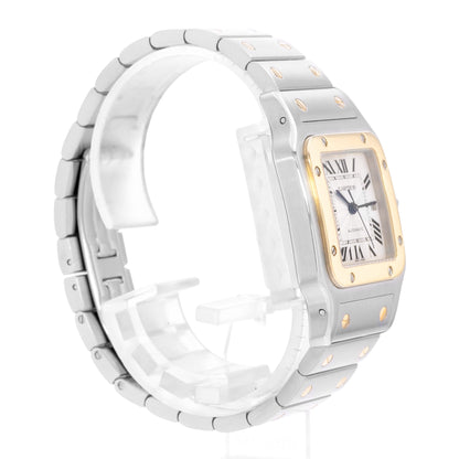 Cartier Santos Galbee Steel & Yellow Gold