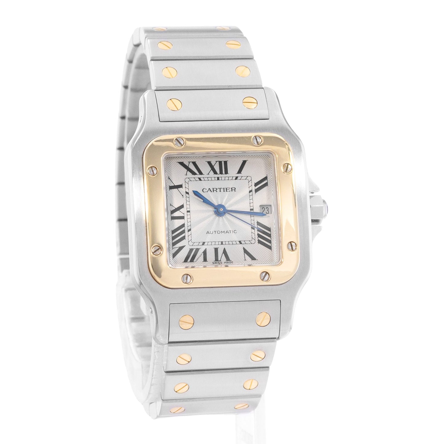 Cartier Santos Galbee Steel & Yellow Gold