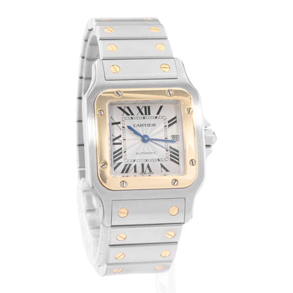 Cartier Santos Galbee Steel & Yellow Gold