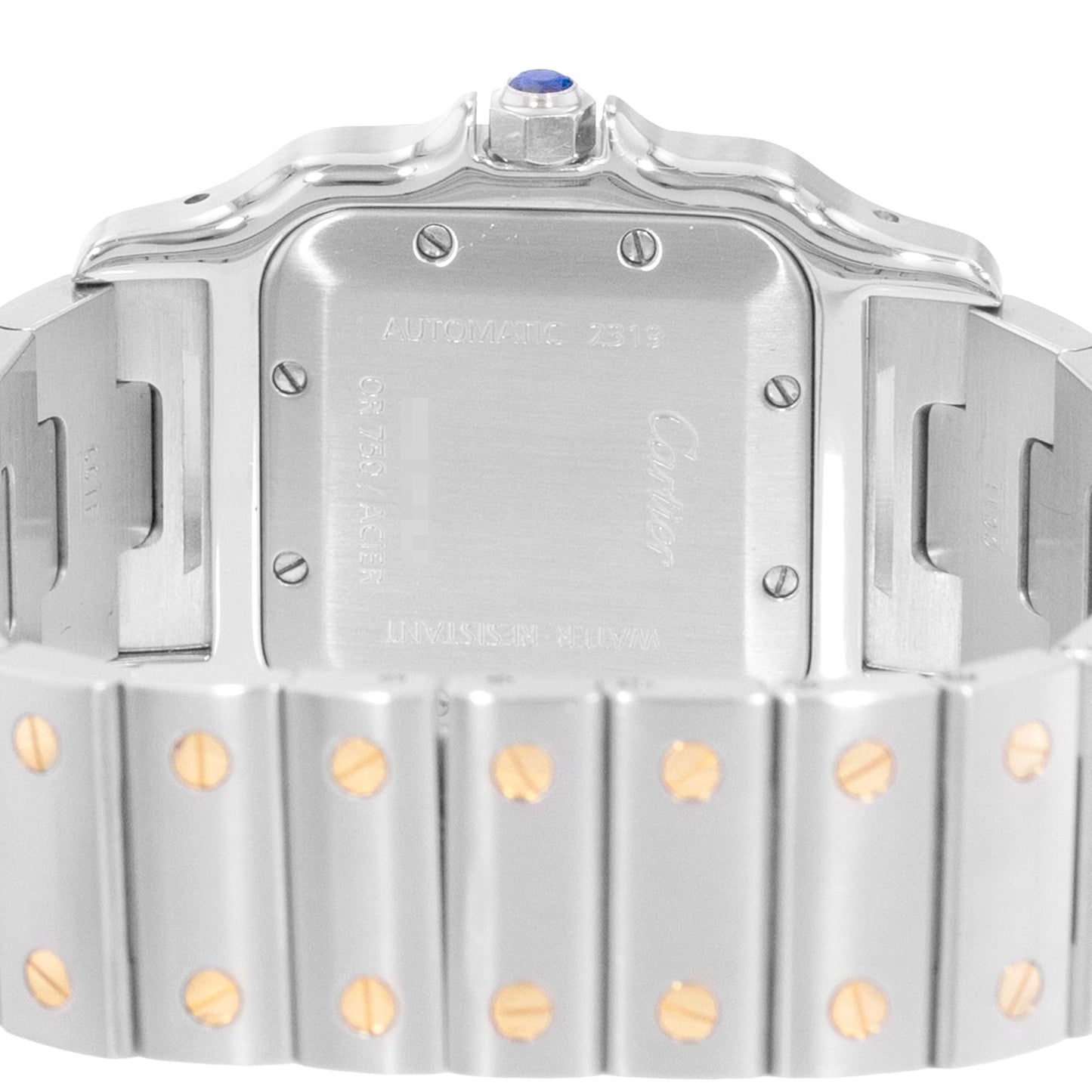 Cartier Santos Galbee Steel & Yellow Gold