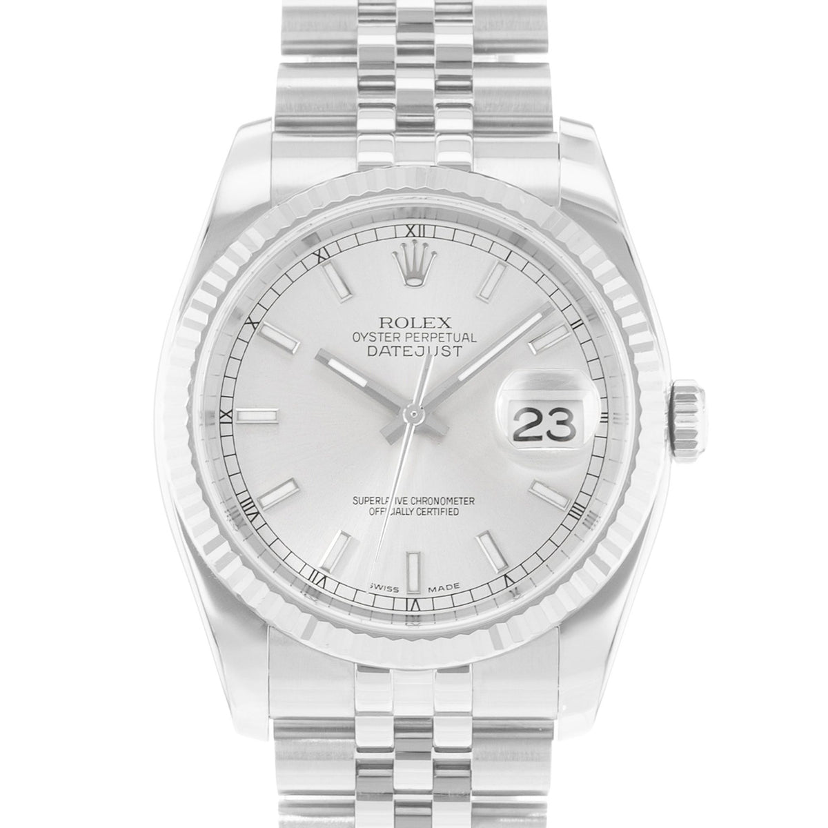 Rolex Datejust 36 Steel & White Gold