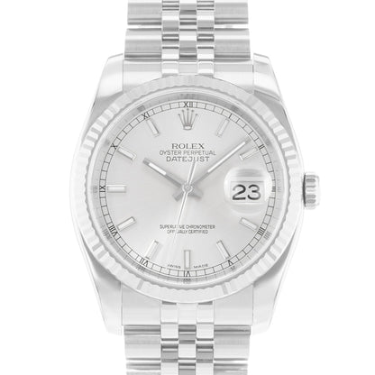 Rolex Datejust 36 Steel & White Gold