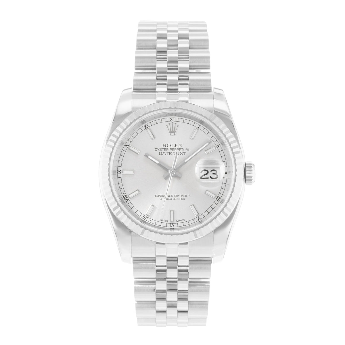 Rolex Datejust 36 Steel & White Gold