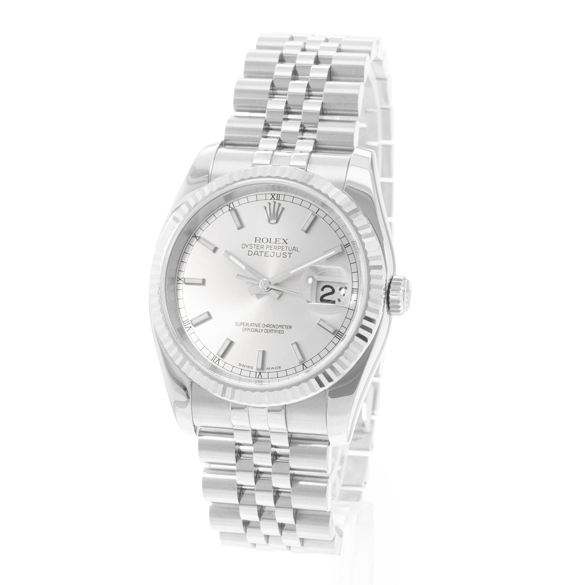 Rolex Datejust 36 Steel & White Gold