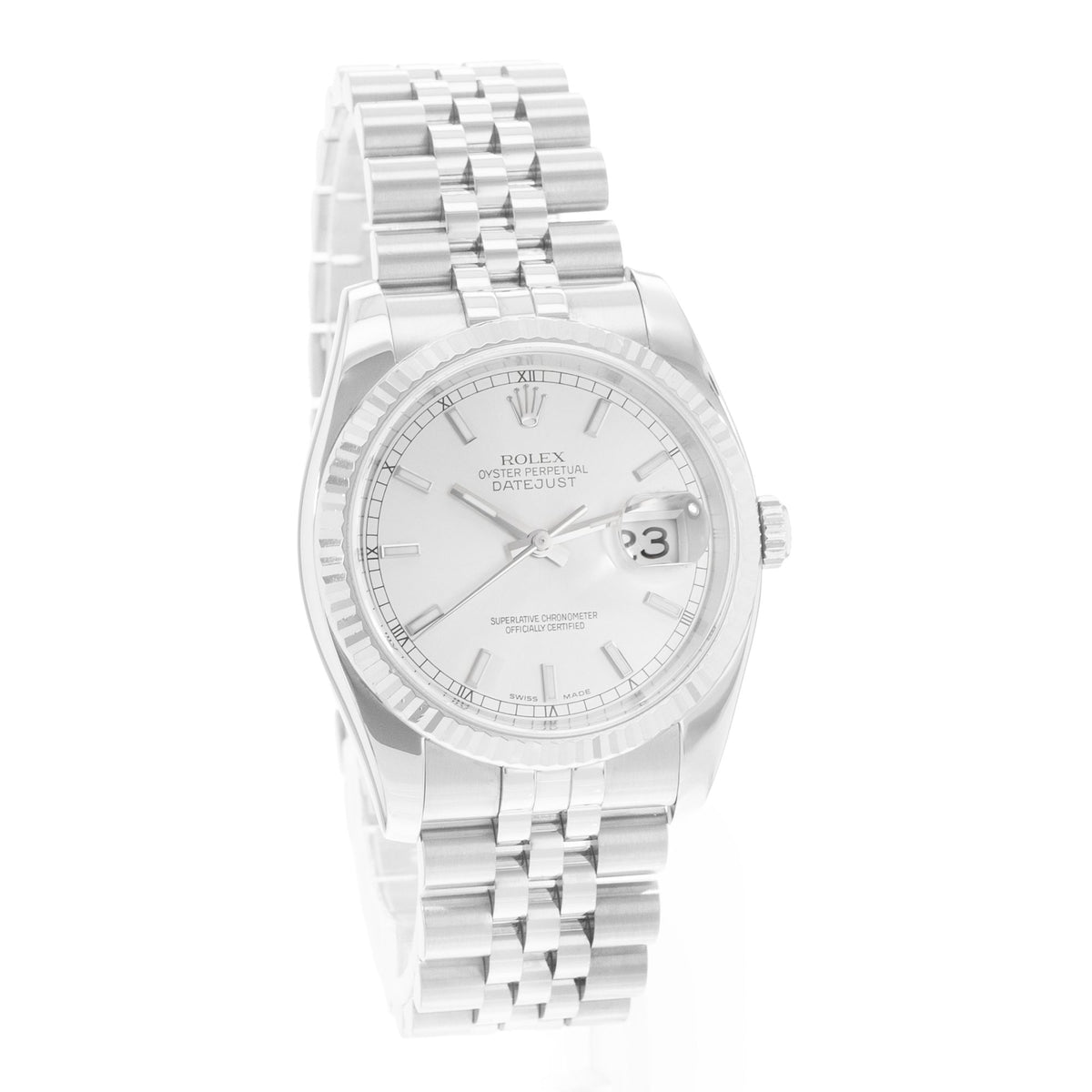 Rolex Datejust 36 Steel & White Gold
