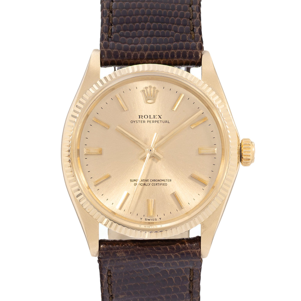 Rolex Oyster Perpetual 34 14K Yellow Gold