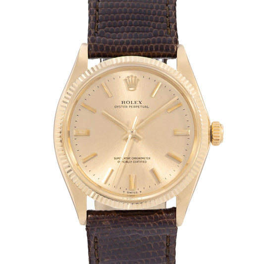 Rolex Oyster Perpetual 34 14K Yellow Gold