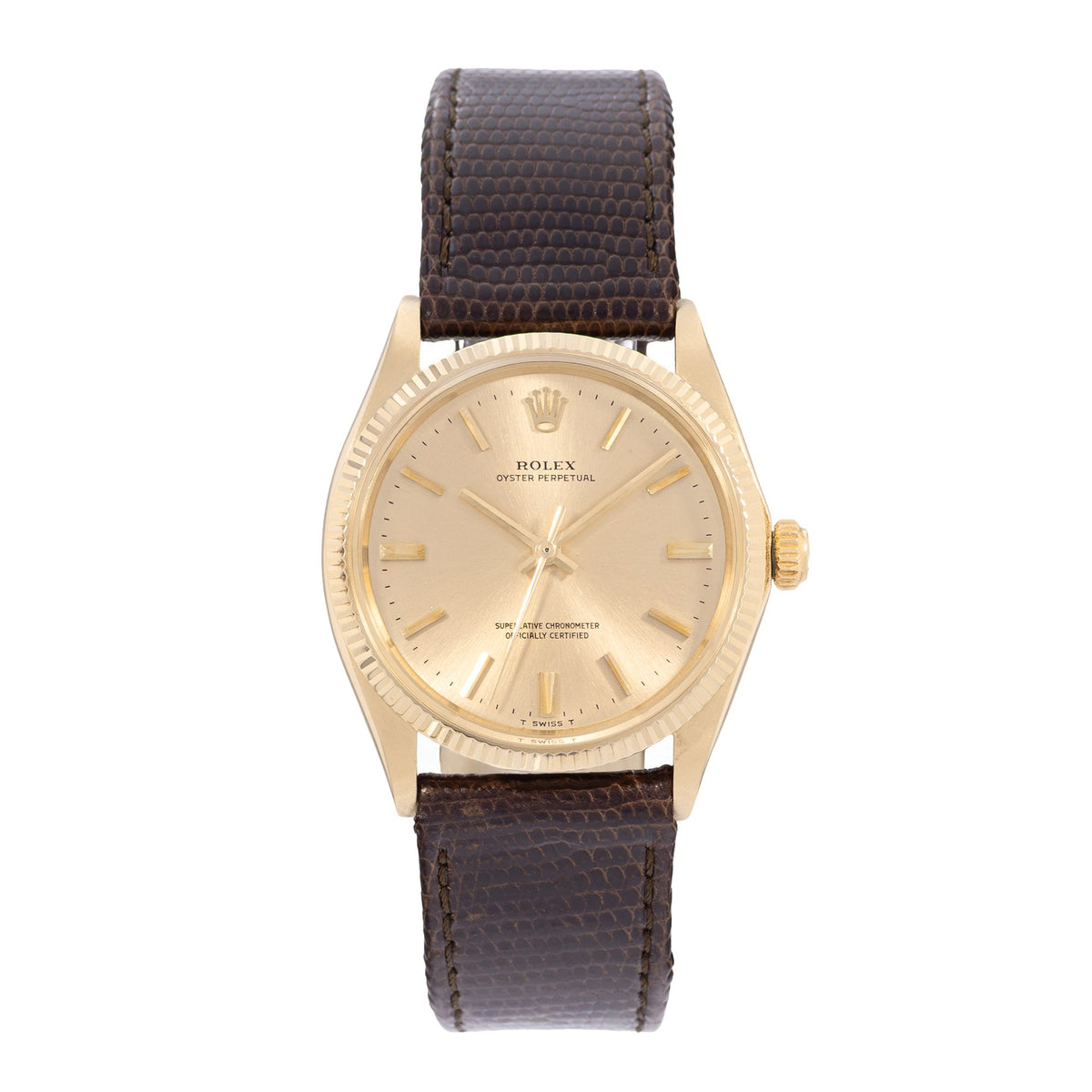 Rolex Oyster Perpetual 34 14K Yellow Gold