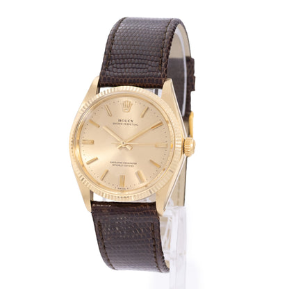 Rolex Oyster Perpetual 34 14K Yellow Gold