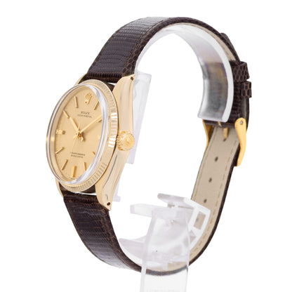 Rolex Oyster Perpetual 34 14K Yellow Gold