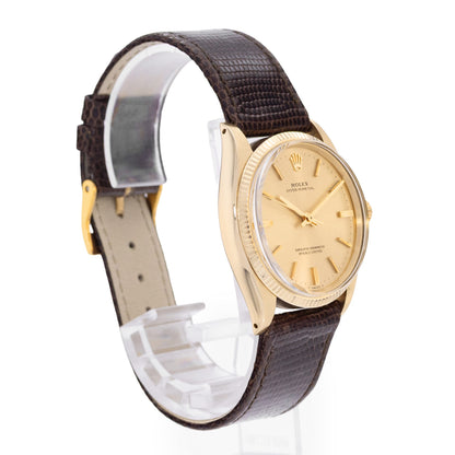 Rolex Oyster Perpetual 34 14K Yellow Gold