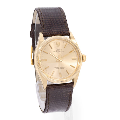 Rolex Oyster Perpetual 34 14K Yellow Gold