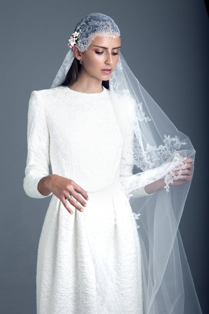 Bridal Veil and Hairpiece