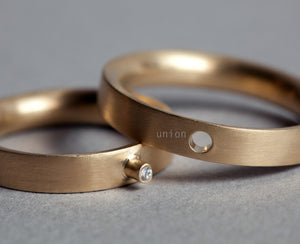 Union wedding rings